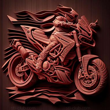 3D model Ducati Hypermotard (STL)